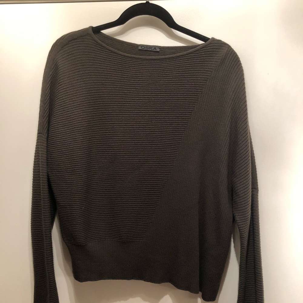 Wool - Green grey long sleeve